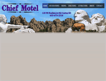 Tablet Screenshot of chiefmotel.com